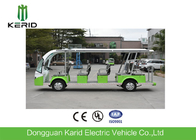 Low Noise 4 Wheel Pure Electric City Bus / Electric Passenger Vehicle 14 Seats For Tour